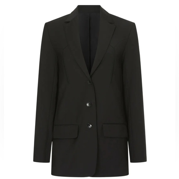 SOLD Tibi Tropical Wool Western Blazer - Picture 10 of 13